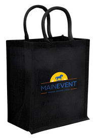 6-Bottle Jute Wine Tote