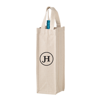 1-Bottle Cotton Wine Tote