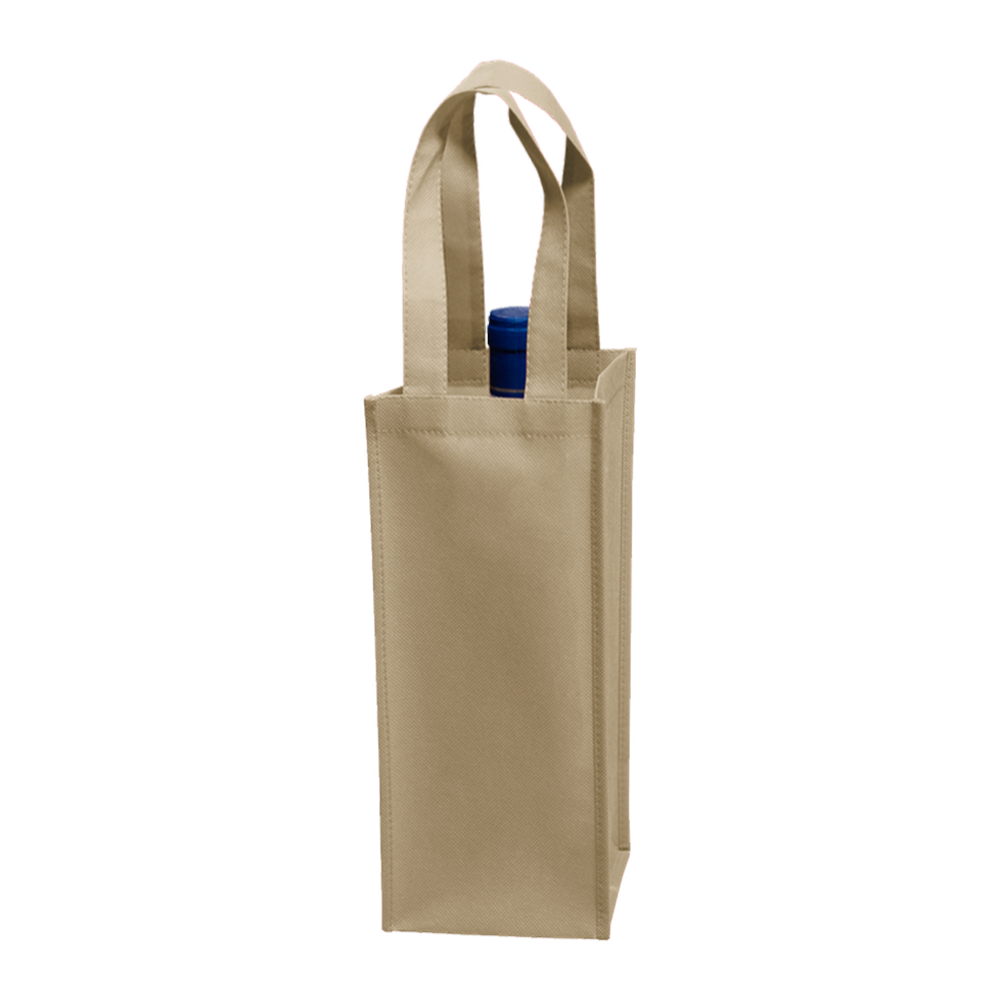 1-BOTTLE NON-WOVEN WINE TOTE