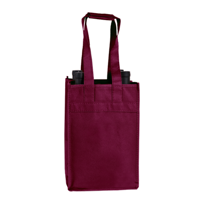 4-BOTTLE NON-WOVEN WINE TOTE