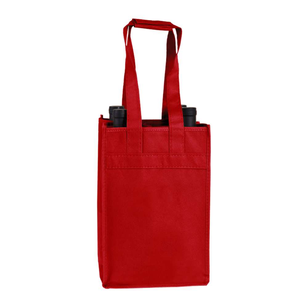 4-BOTTLE NON-WOVEN WINE TOTE