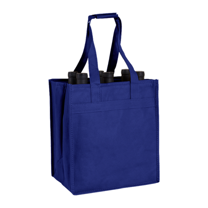 6-BOTTLE NON-WOVEN WINE TOTE
