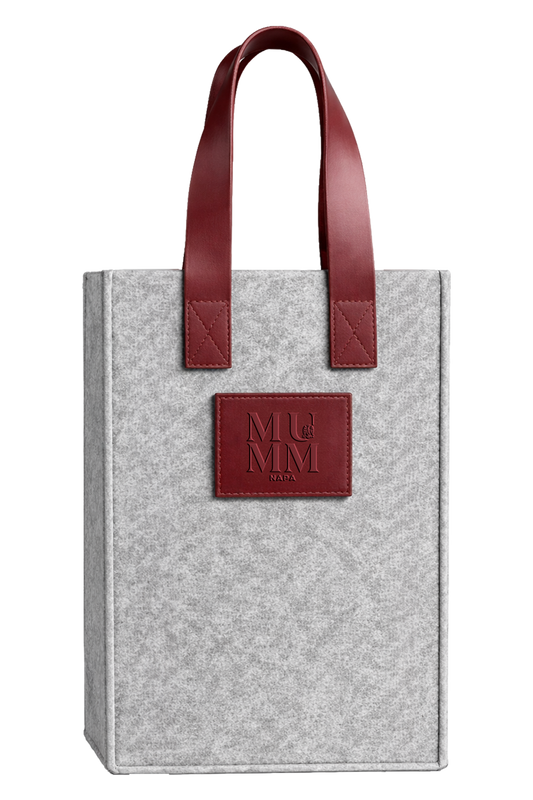 2-Bottle Felt Tote
