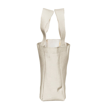 2-BOTTLE COTTON WINE TOTE