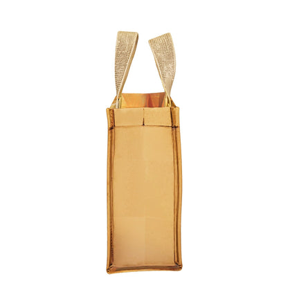 2-BOTTLE WASHABLE KRAFT WINE TOTE