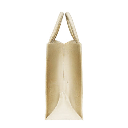 2-BOTTLE JUTE WINE TOTE