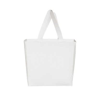 2-Bottle Heavy Cotton Canvas Grocery Tote