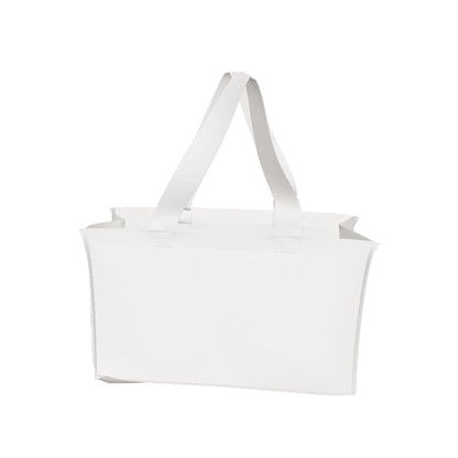 2-Bottle Horizontal Heavy Cotton Canvas Tote