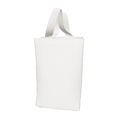 4-BOTTLE COTTON WINE TOTE